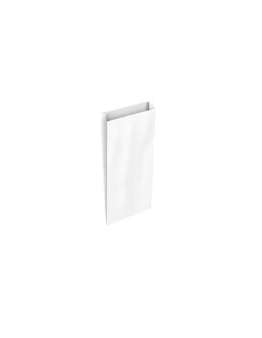 Sobre papel basika celulosa blanco con fuelle xxs 100x200x30 mm paquete de 25 unidades