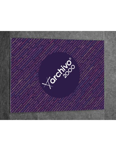 Expositor mural archivo 2000 premium de pared con adhesivo poliestireno transparente din a3 horizontal 420x300 mm