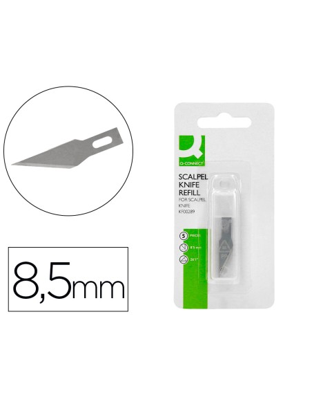 Repuesto cuter bisturi q connect kf00289 blister de 5 unidades