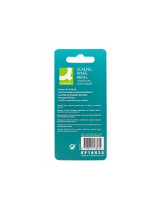 Repuesto cuter bisturi q connect kf00289 blister de 5 unidades