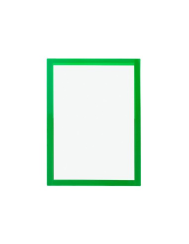 Marco porta anuncios liderpapel magnetico din a4 dorso adhesivo removible color verde