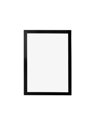 Marco porta anuncios liderpapel magnetico din a4 dorso adhesivo removible color negro