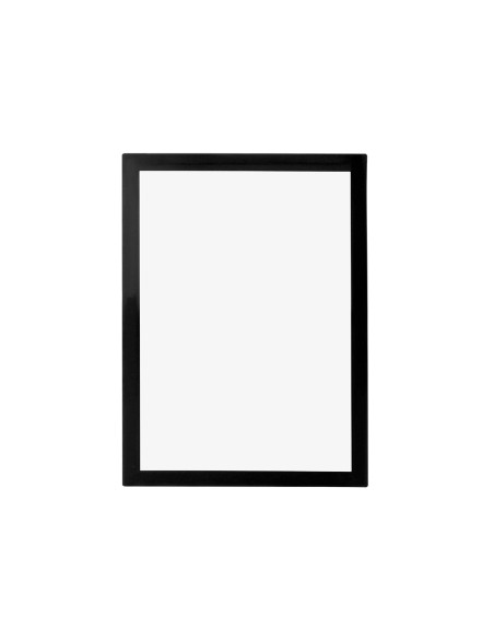 Marco porta anuncios liderpapel magnetico din a4 dorso adhesivo removible color negro