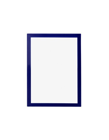 Marco porta anuncios liderpapel magnetico din a4 dorso adhesivo removible color azul