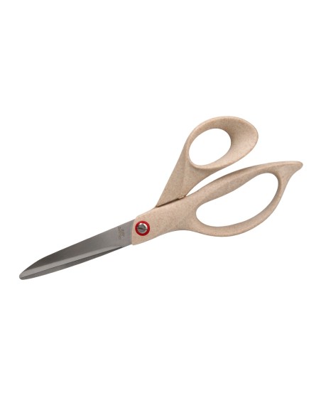 Tijera oficina liderpapel acero inoxidable mango eco material 8 215 cm en blister