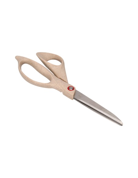 Tijera oficina liderpapel acero inoxidable mango eco material 8 215 cm en blister