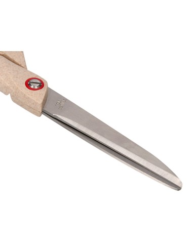 Tijera oficina liderpapel acero inoxidable mango eco material 8 215 cm en blister