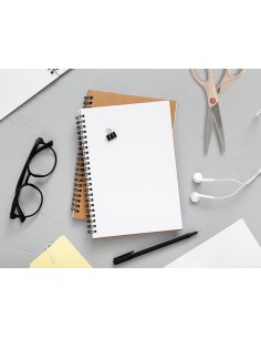 Tijera oficina liderpapel acero inoxidable mango eco material 8 215 cm en blister