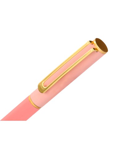 Boligrafo belius bari set con 2 boligrafos color rosa punta 1 mm tinta azul en caja de regalo