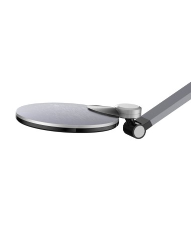 Lampara de oficina q connect sobremesa profesional aluminio 9w 120 led cargador movil color negro