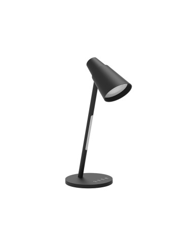 Lampara de oficina q connect sobremesa abs tactil 6w 32 led 330lm color negro