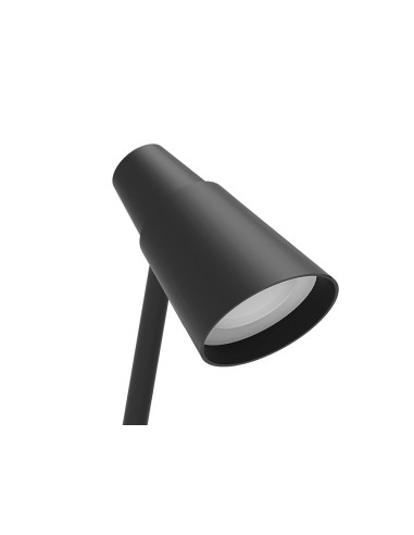 Lampara de oficina q connect sobremesa abs tactil 6w 32 led 330lm color negro