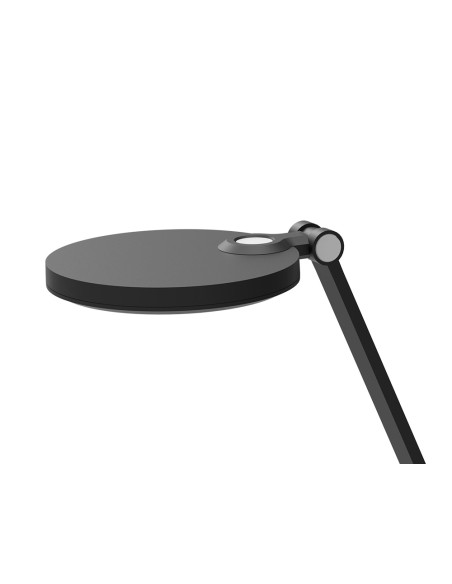 Lampara de oficina q connect sobremesa profesional abs 80 leds 7 w con interruptor color negro Lampara de oficina q connect sobremesa profesional abs 80 leds 7 w con interruptor color negro