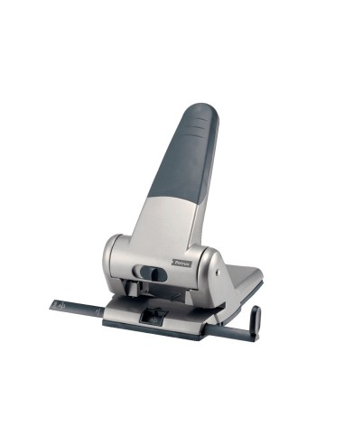 Taladrador petrus 305 metalico capacidad de 65 hojas color plata