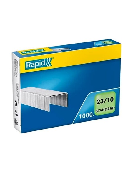 Grapas rapid 23 10 mm galvanizada caja de 1000 unidades