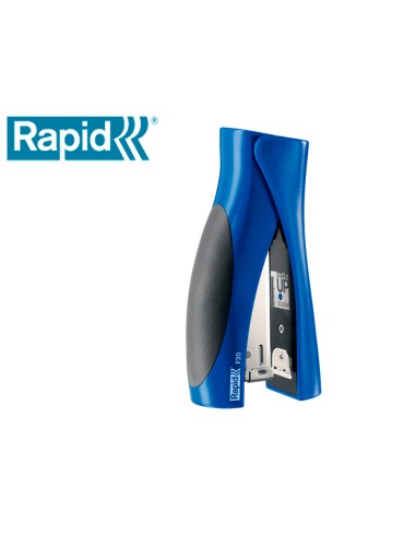 Grapadora rapid vertical ultimate f20 plastico capacidad de grapado 20 hojas usa grapas 24 6 y 26 6 color