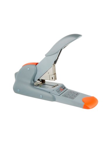 Grapadora rapid duax capacidad de grapado 170 hojas usa grapas duax color plata naranja