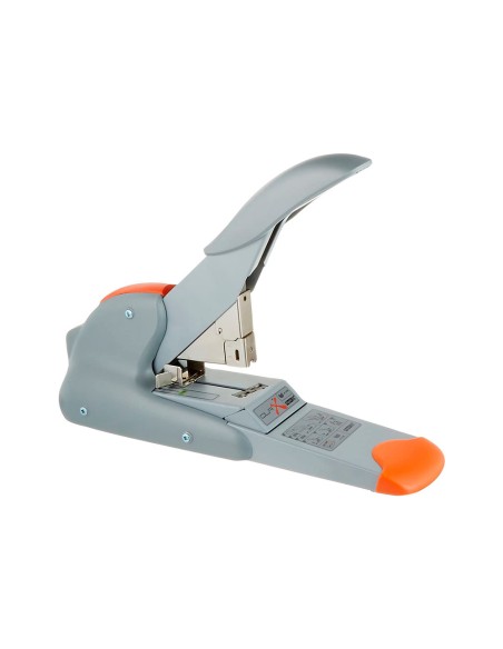 Grapadora rapid duax capacidad de grapado 170 hojas usa grapas duax color plata naranja