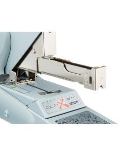 Grapadora rapid duax capacidad de grapado 170 hojas usa grapas duax color plata naranja