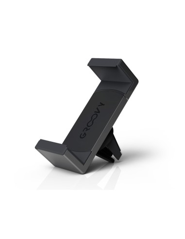 Soporte para movil groovy coche rotacion 360º color gris oscuro