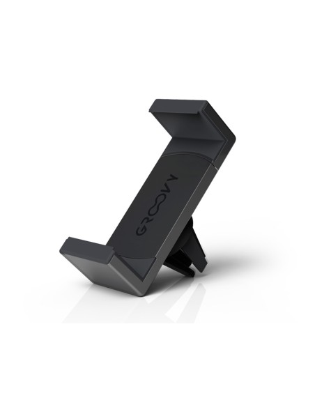 Soporte para movil groovy coche rotacion 360º color gris oscuro
