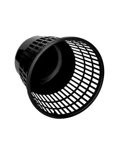 Papelera plastico liderpapel ecouse 100 reciclada 15 litros color negro 285x290 mm