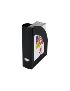 Revistero plastico liderpapel ecouse 100 reciclado color negro