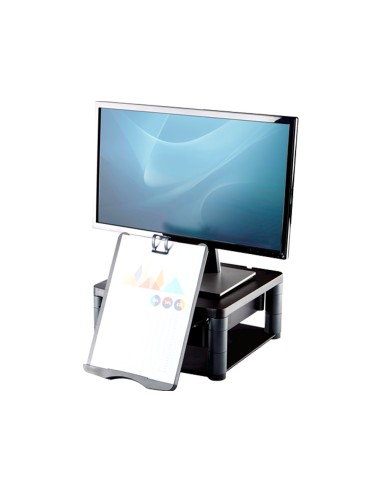 Soporte fellowes para monitor plus ajustable en 5 alturas 64 mm a 165 mm hasta 36 kg color grafito 165x335x344 mm