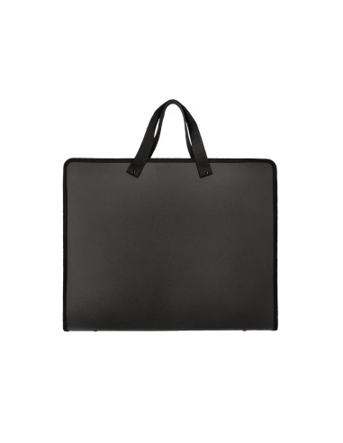 Carpeta liderpapel portadocumentos polipropileno a3 cierre de cremallera 2 bolsillos interiores con asa