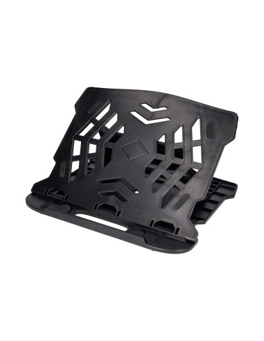 Soporte q connect para portatil hasta 17 ajustable 7 angulos diferentes color negro 260x280x60 mm