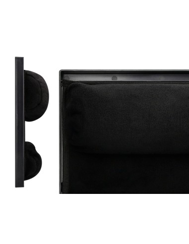 Soporte q connect ancho para portatil movil raton hasta 17 ajustable 7 angulos diferentes color negro