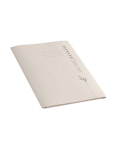 Subcarpeta cartulina tarifold 100 ecologica 226 g m2 din a4 tres solapas color crema pack de 10 unidades
