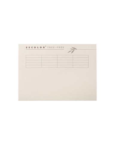Subcarpeta cartulina tarifold 100 ecologica 226 g m2 din a4 color crema pack de 10 unidades