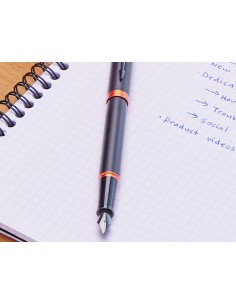 Pluma parker im professionals vibrant orange ring plumin f en estuche de regalo