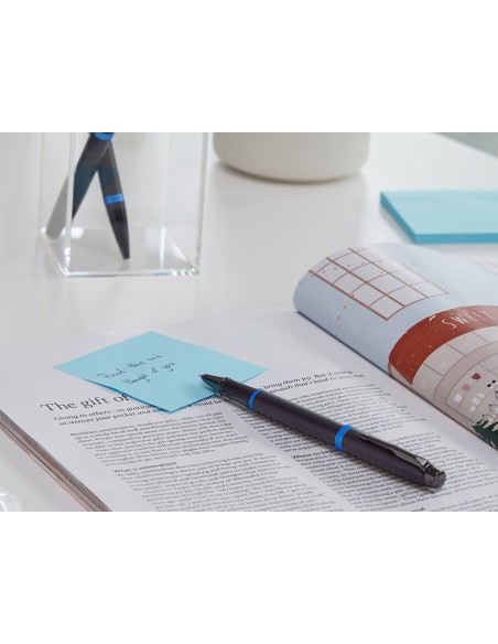 Pluma parker im professionals vibrant blue ring plumin f en estuche de regalo