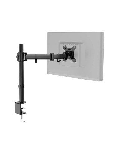 Soporte nox para monitor 13 27 compatible con vesa 75 100 altura maxima 600 mm hasta 8 kg color negro