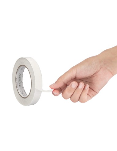 Cinta adhesiva q connect doble cara 33 mt x 19 mm