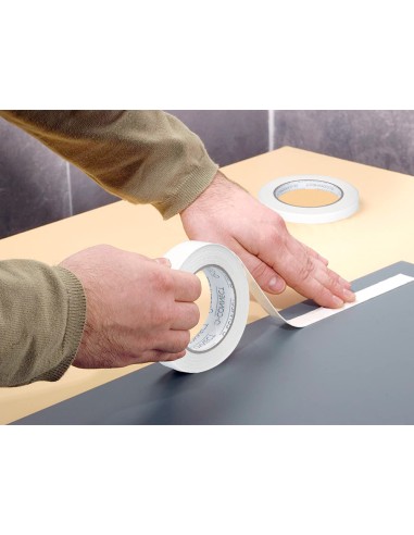 Cinta adhesiva q connect doble cara 33 mt x 19 mm