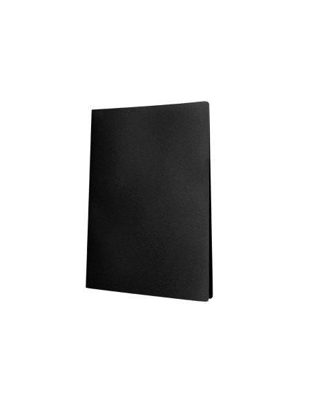 Carpeta liderpapel escaparate 40 fundas polipropileno din a3 negro opaco
