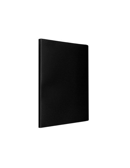 Carpeta liderpapel escaparate 40 fundas polipropileno din a3 negro opaco