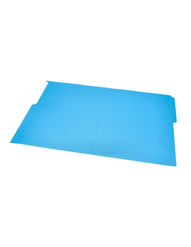 Subcarpeta cartulina liderpapel folio pestana superior 240g m2 azul