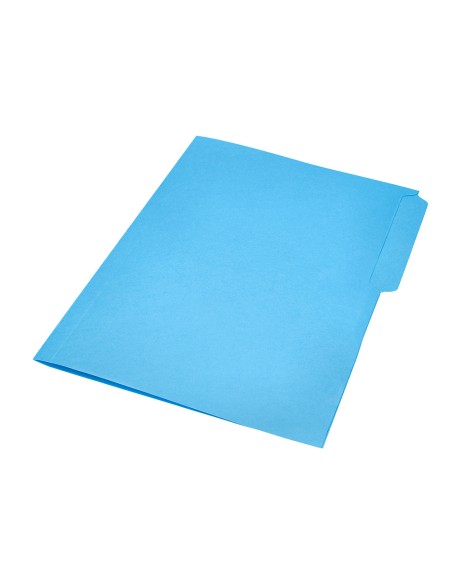 Subcarpeta cartulina liderpapel folio pestana superior 240g m2 azul