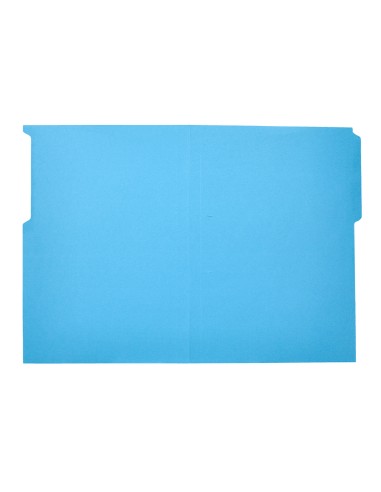 Subcarpeta cartulina liderpapel folio pestana superior 240g m2 azul