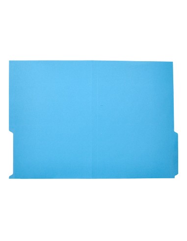 Subcarpeta cartulina liderpapel folio pestana inferior 240g m2 azul