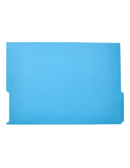 Subcarpeta cartulina liderpapel folio pestana inferior 240g m2 azul