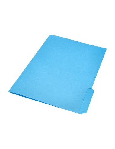 Subcarpeta cartulina liderpapel folio pestana inferior 240g m2 azul