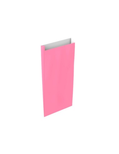 Sobre papel basika celulosa rosa con fuelle m 200x350x60 mm paquete de 25 unidades