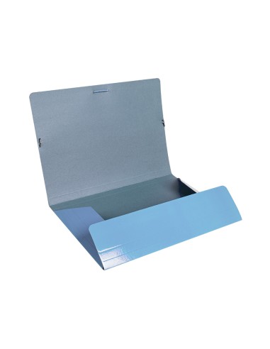 Carpeta liderpapel gomas folio 3 solapas carton plastificado colores pasteles surtidos