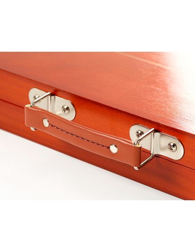 Estuche de pintura derwent academy madera lapices de colores 27 piezas