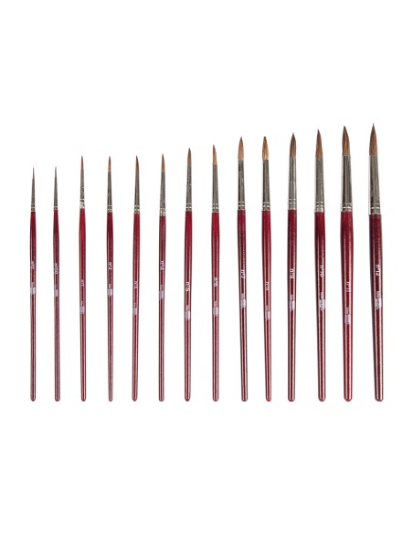 Pinceles acuarela liderpapel virola cromada pelo engomado blister de 14 unidades surtidas Pinceles acuarela liderpapel virola cromada pelo engomado blister de 14 unidades surtidas